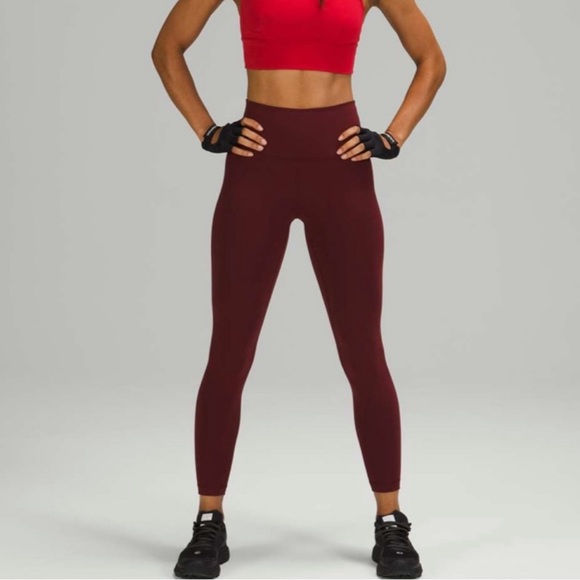 lululemon Align™ High-Rise Pant 25" RED MERLOT - Picture 2 of 3